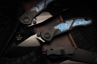 Sokosha-2024 DLC handle, mirror DLC blade, ZircuTi inlays