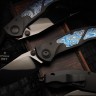Sokosha-2024 DLC handle, mirror DLC blade, ZircuTi inlays