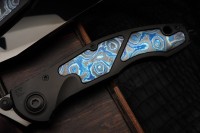 Sokosha-2024 DLC handle, mirror DLC blade, ZircuTi inlays