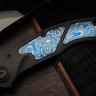 Sokosha-2024 DLC handle, mirror DLC blade, ZircuTi inlays