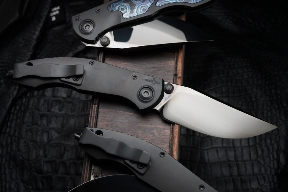 Sokosha-2024 DLC handle, mirror DLC blade, ZircuTi inlays