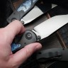 Sokosha-2024 DLC handle, mirror DLC blade, ZircuTi inlays