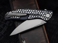 Shirogorov F95 Bear Pattern Purple (M390, Ti, MRBS)