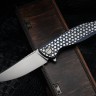 Shirogorov F95 Bear Pattern Purple (M390, Ti, MRBS)
