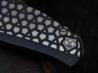 Shirogorov F95 Bear Pattern Purple (M390, Ti, MRBS)