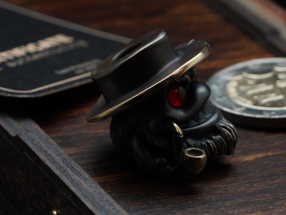 Beard and Bones lanyard bead Amish Critter