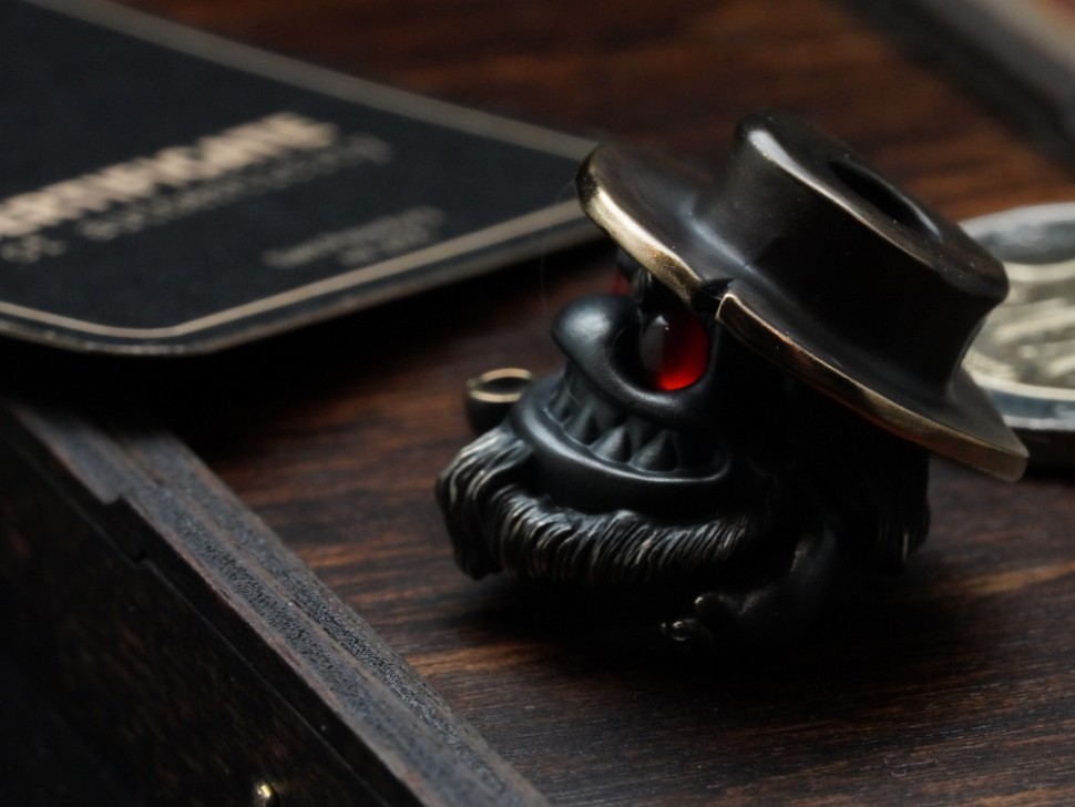 Beard and Bones lanyard bead Amish Critter