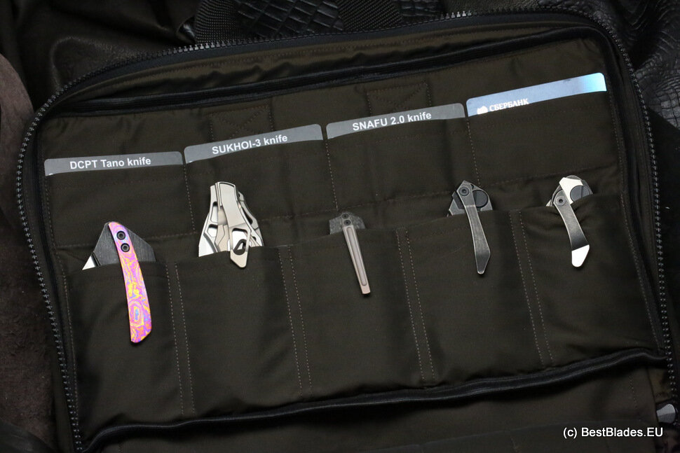 Handmade CKF Knife Storage Bag (10 pockets) 3