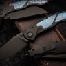 Sokosha-2024 DLC handle, matte DLC blade, ZircuTi inlays