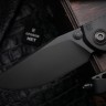 Sokosha-2024 DLC handle, matte DLC blade, ZircuTi inlays