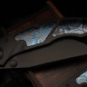 Sokosha-2024 DLC handle, matte DLC blade, ZircuTi inlays