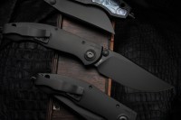 Sokosha-2024 DLC handle, matte DLC blade, ZircuTi inlays
