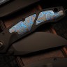Sokosha-2024 DLC handle, matte DLC blade, ZircuTi inlays