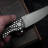 Shirogorov F95 Bear Pattern Brown (M390, Ti, MRBS)