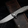 Shirogorov F95 Bear Pattern Brown (M390, Ti, MRBS)