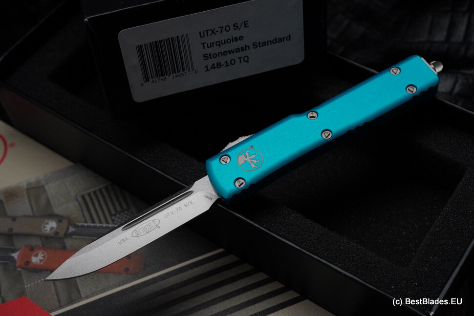 Microtech UTX-70 S/E Turquose Stonewash Standart