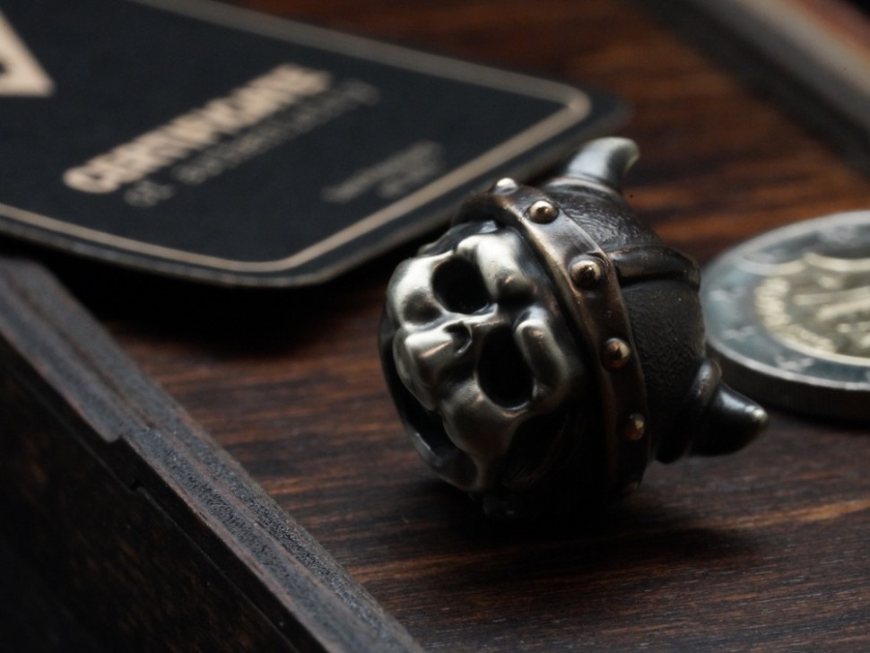 Beard and Bones lanyard bead Amish Zhelud