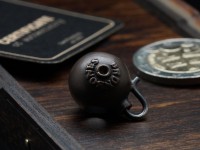 Beard and Bones lanyard bead Amish Boom