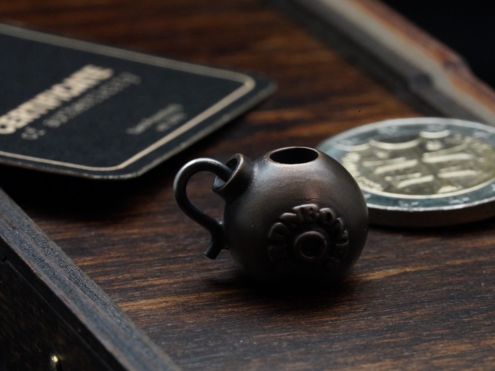 Beard and Bones lanyard bead Amish Boom