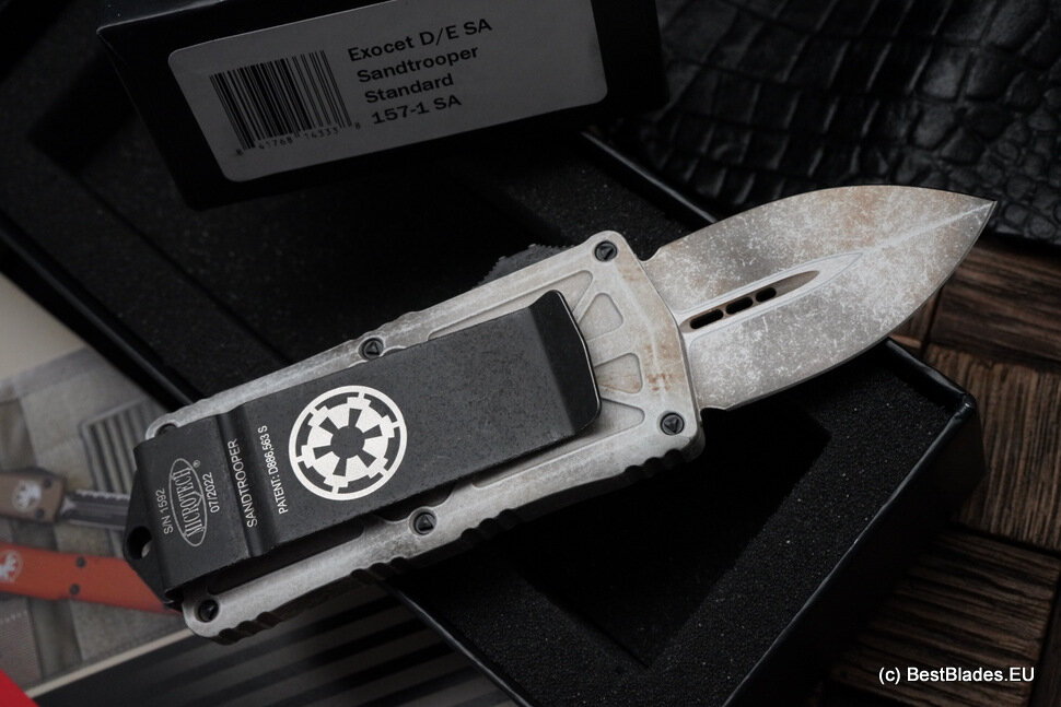 Microtech EXOCET 157-1SA Sandtrooper