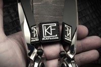 Sokosha-2024 mirror blade, polished Titanium, CF inlays