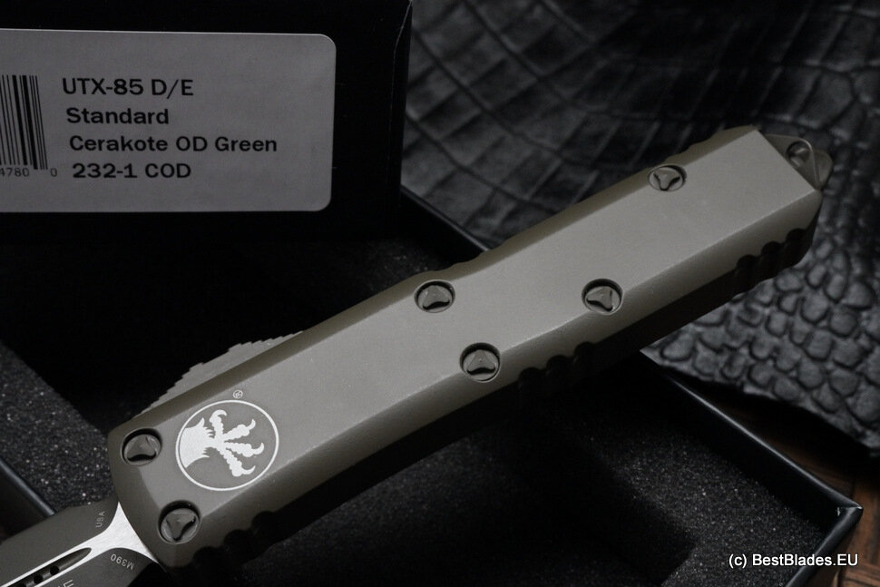 Microtech UTX-85 D/E Cerakote OD green Standart 232-1 COD