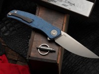 Shirogorov Ursus Q95 - Blue Micarta Handle - Elmax Blade - MRBS