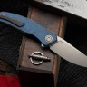 Shirogorov Ursus Q95 - Blue Micarta Handle - Elmax Blade - MRBS