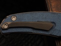 Shirogorov Ursus Q95 - Blue Micarta Handle - Elmax Blade - MRBS