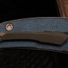 Shirogorov Ursus Q95 - Blue Micarta Handle - Elmax Blade - MRBS