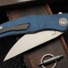 Shirogorov Ursus Q95 - Blue Micarta Handle - Elmax Blade - MRBS
