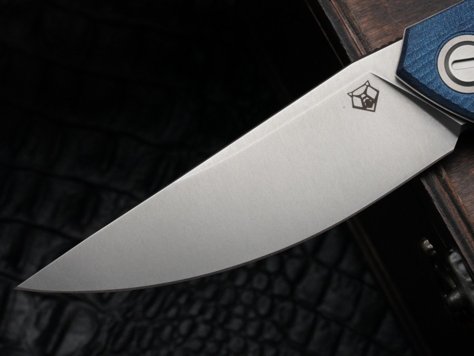 Shirogorov Ursus Q95 - Blue Micarta Handle - Elmax Blade - MRBS