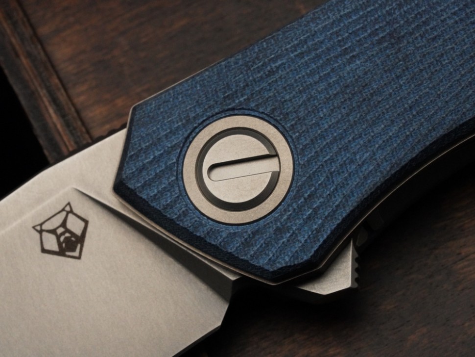 Shirogorov Ursus Q95 - Blue Micarta Handle - Elmax Blade - MRBS