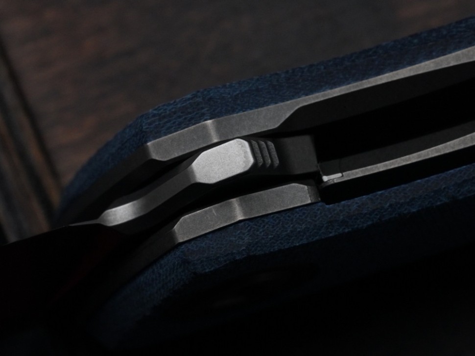 Shirogorov Ursus Q95 - Blue Micarta Handle - Elmax Blade - MRBS