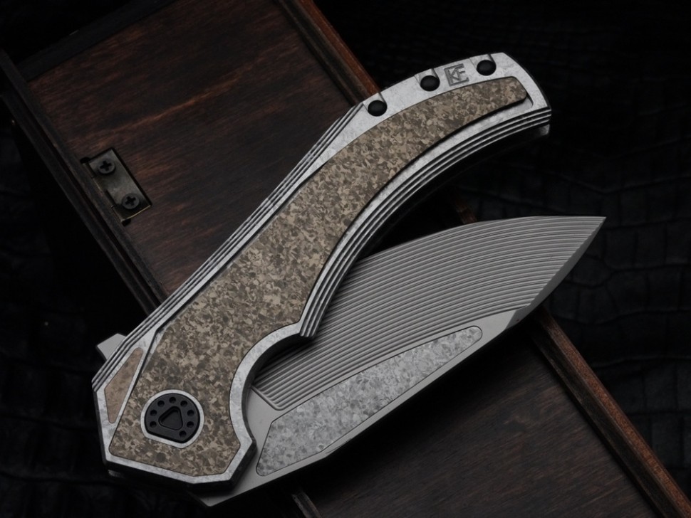 CKF/Wullumsen Gozer (M398 62,5HRC, CrystalTi gold)