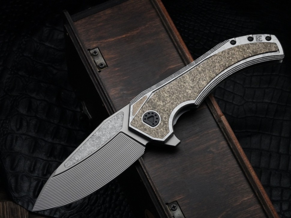 CKF/Wullumsen Gozer (M398 62,5HRC, CrystalTi gold)