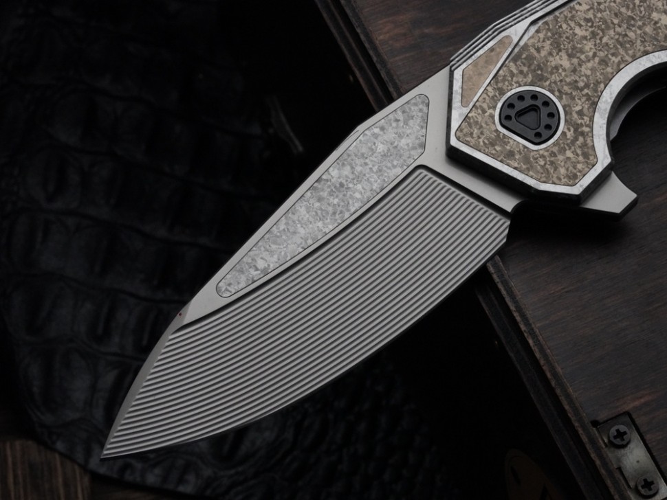 CKF/Wullumsen Gozer (M398 62,5HRC, CrystalTi gold)