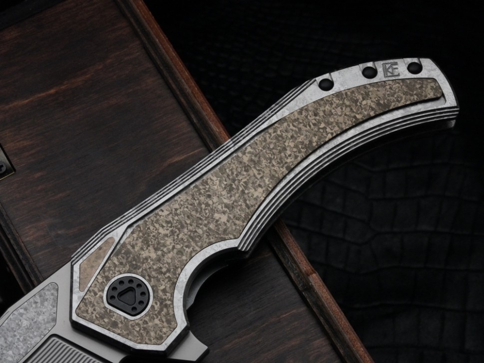 CKF/Wullumsen Gozer (M398 62,5HRC, CrystalTi gold)