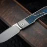 Uldanov Sierra custom knife #56 (M398, titan, CF)