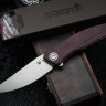 Shirogorov Ursus Q95 - Maroon Micarta Handle - Elmax Blade - MRBS