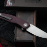 Shirogorov Ursus Q95 - Maroon Micarta Handle - Elmax Blade - MRBS