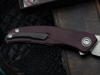 Shirogorov Ursus Q95 - Maroon Micarta Handle - Elmax Blade - MRBS