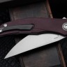 Shirogorov Ursus Q95 - Maroon Micarta Handle - Elmax Blade - MRBS