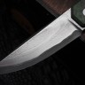 Uldanov R1 custom knife #69 (Magnacut laminated, Ti, CF)