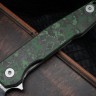 Uldanov R1 custom knife #69 (Magnacut laminated, Ti, CF)