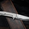 Uldanov R1 custom knife #69 (Magnacut laminated, Ti, CF)