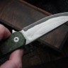 Uldanov R1 custom knife #69 (Magnacut laminated, Ti, CF)