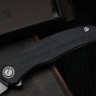 Shirogorov Ursus Q95 - Black Micarta Handle - Elmax Blade - MRBS