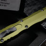 Microtech DIRAC D/E OD GREEN 225-3 full serrated