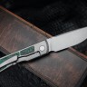 Uldanov Sierra custom knife #52 (M398, titan, CF)